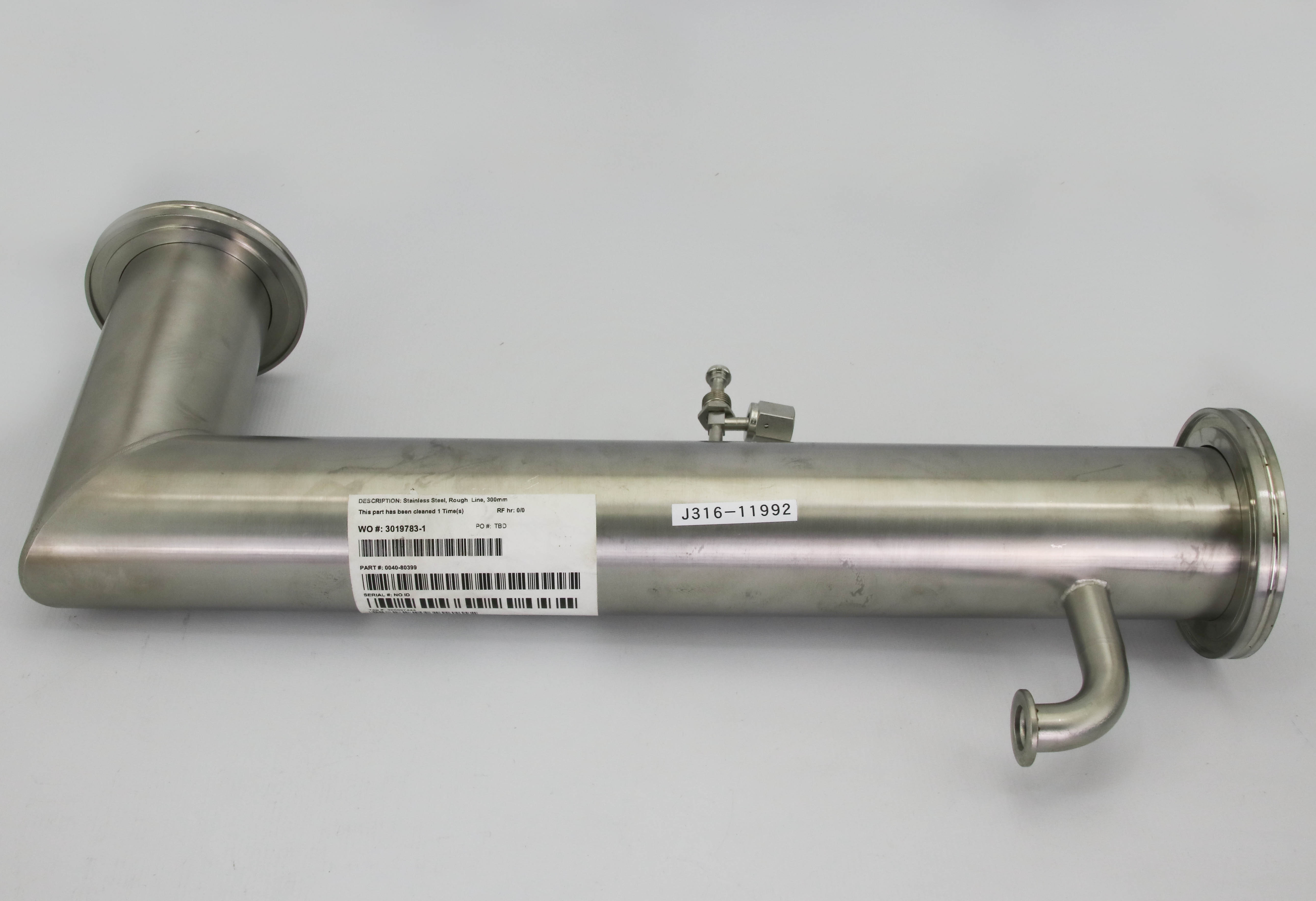 ウィル 11992 APPLIED MATERIALS STAINLESS STEEL, ROUGH LINE, 300MM 0040